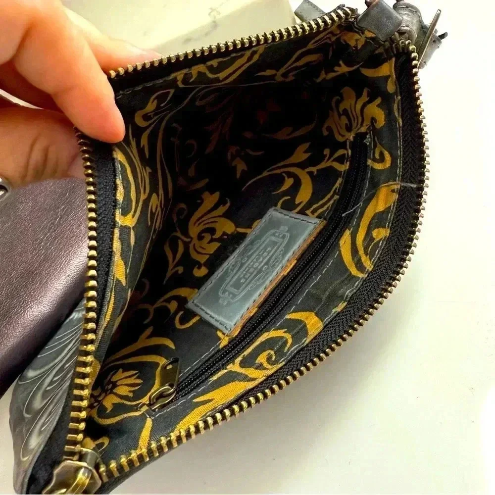 Leaders in Leather Tooled Wristlet/Clutch